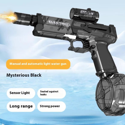 Pistola de agua eléctrica Fire Rat, luz fría, totalmente automática, juguete de verano, deportes, entretenimiento, regalos para niños, AC223