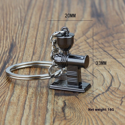 3D Kaffee Schlüsselanhänger Metall Autoschlüssel Anhänger