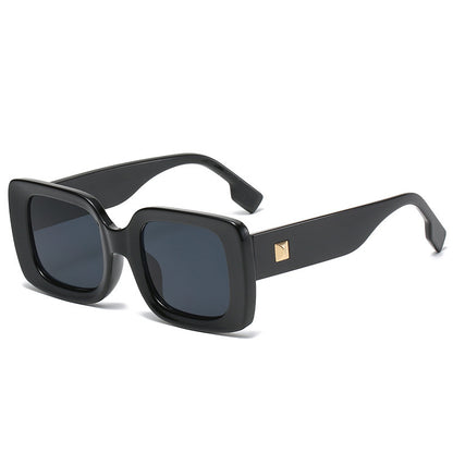 Neu Retro Quadrat Große Rahmen Sonnenbrille Männer Und Frauen