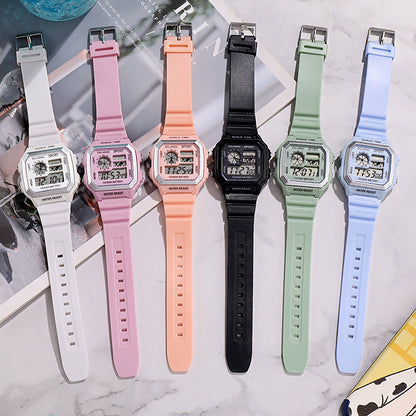 Reloj electrónico deportivo de tendencia multifuncional para niños.