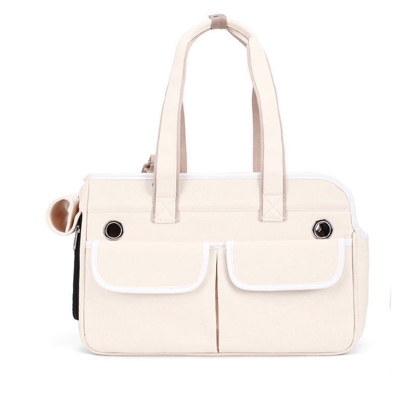 Outdoor Breathable Canvas Portable Portable Pet Bag