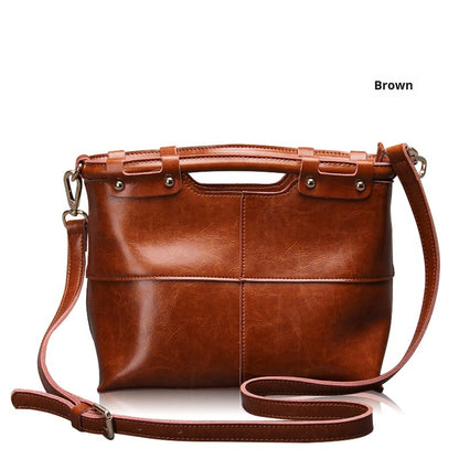 Retro Women's Leather Messenger Bag