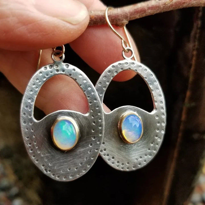 Women's Creative Geometric Asymmetric Handmade Earrings