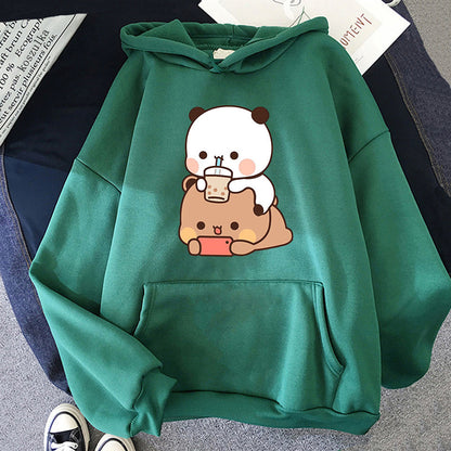 Bubu und Dudu Hoodies für Frauen Ästhetische Grafik Spaß Kawaii