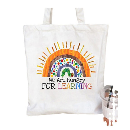 Creative All-match Printed Cute Portable Canvas Bag