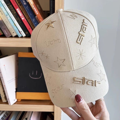Gorra pequeña con visera para hombre, estilo casual, a prueba de sol y con aspecto de cara salvaje
