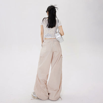 Verstellbare Taille Atmungsaktive Arbeitskleidung Freizeithose Damen