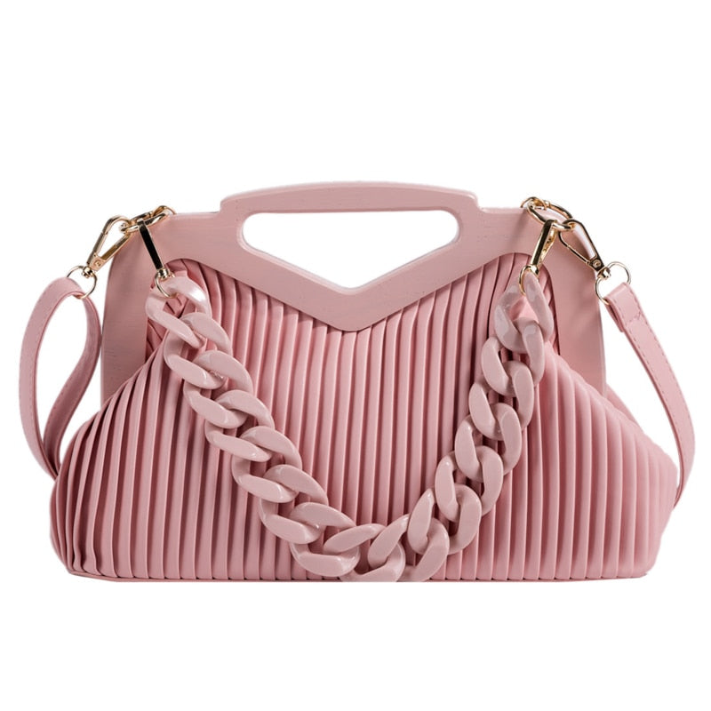 Triangle Pleated Bags