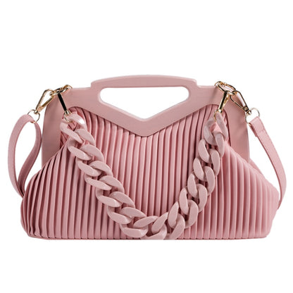 Bolsos plisados ​​triangulares 