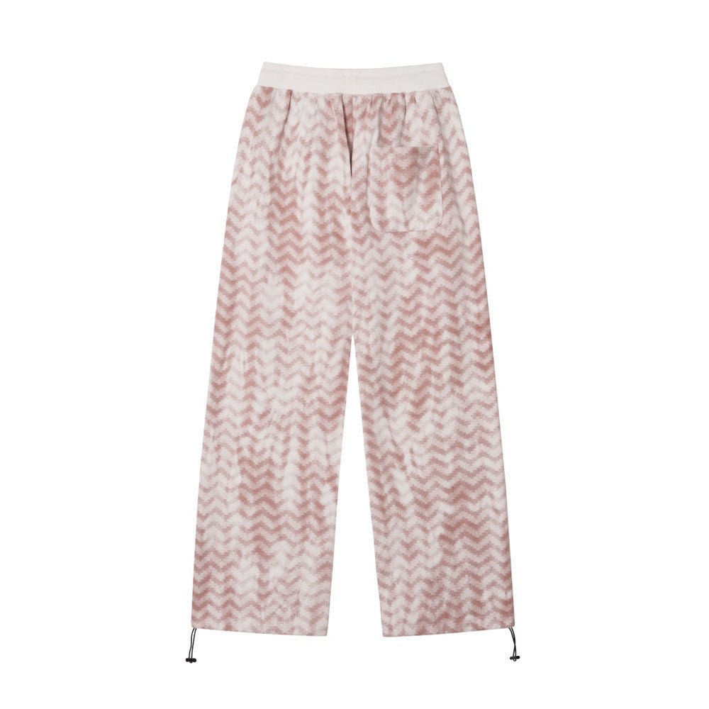Diamond Corrugated Exercise Casual Pants Men - BAGMODA