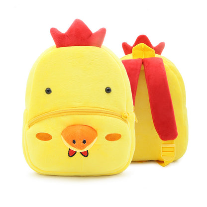 Bonitas mochilas de peluche para guardería, mochilas escolares de dibujos animados, juguetes de animales para niños.