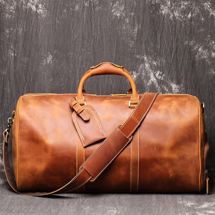 Heritage Rider Genuine Leather Travel Bag