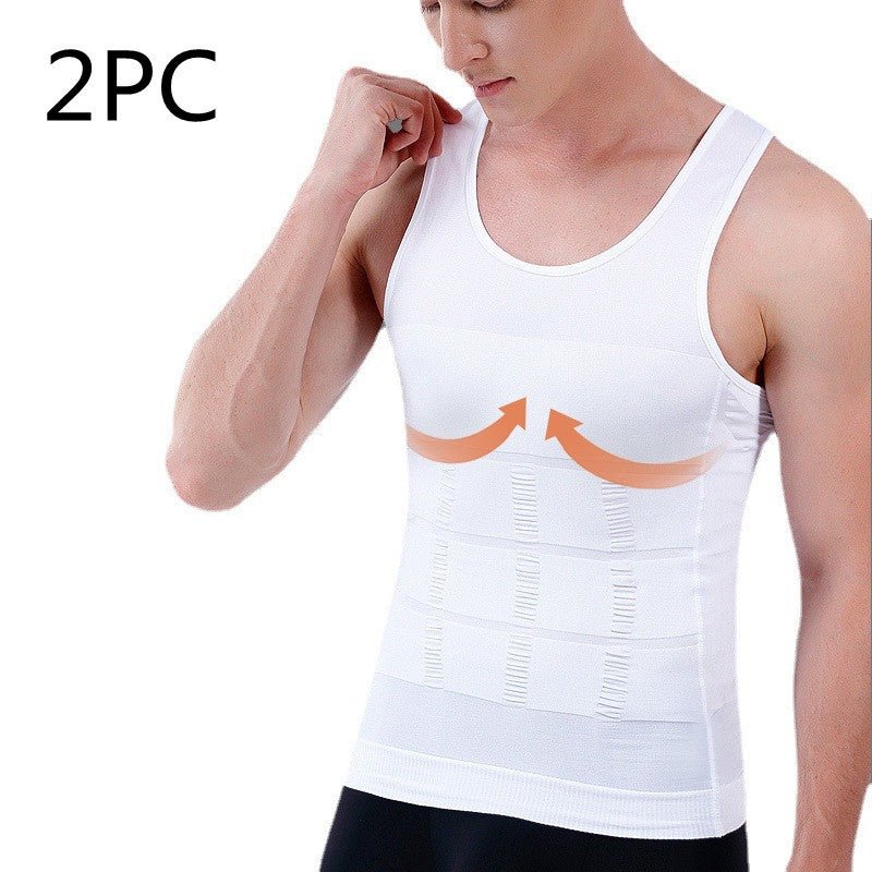 Men's Vest Shapewear Summer Sports Fitness - BAGMODA