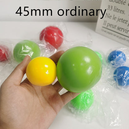 Pelota de squash adhesiva para pared, juguetes para aliviar el estrés