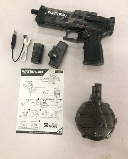 Pistola de agua eléctrica Fire Rat, luz fría, totalmente automática, juguete de verano, deportes, entretenimiento, regalos para niños, AC223