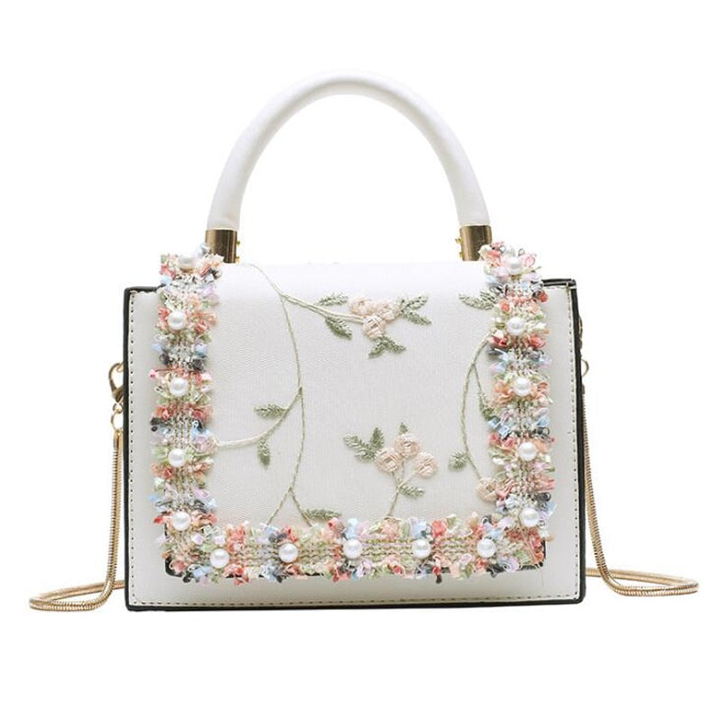 Vintage Flower Lace Handbag