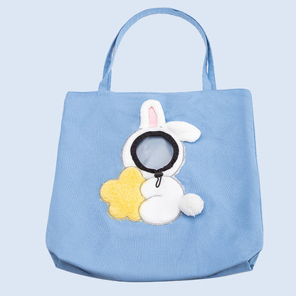 Bolsas de transporte para perros y gatos con diseño de abeja pequeña, portátiles, transpirables, suaves, con cremalleras de seguridad, para viajes al aire libre.