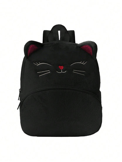 Mochila infantil de peluche con dibujos de animales