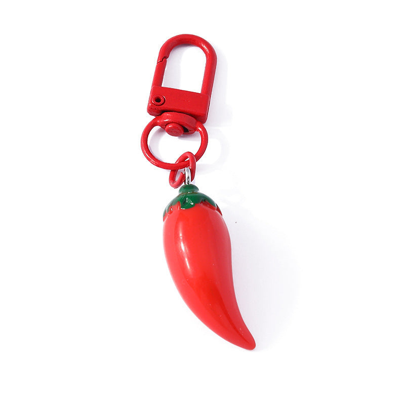Creative Trendy Personalized Chili Keychain Accessory