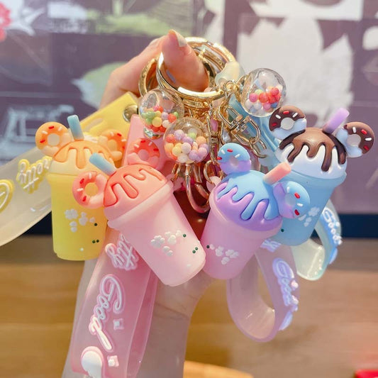 Fashion Creative Ice Cream Keychain Personality