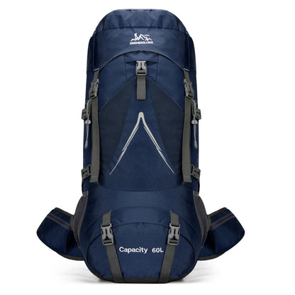 Nueva mochila para senderismo al aire libre, 60 l, gran capacidad, de nailon, para viajes, camping y senderismo. 