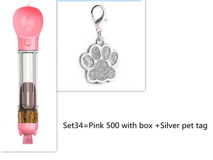 Vaso de agua multifuncional para mascotas Para llevar con el perro