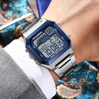 Neue quadratische elektronische Sport-Outdoor-wasserdichte Uhr für Männer und Frauen