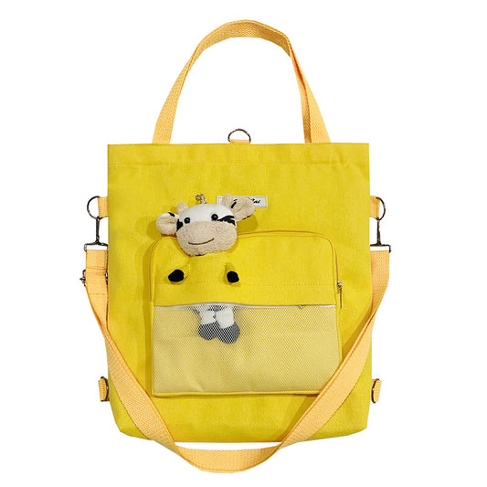 Bear Doll Multi-Purpose Canvas Bag