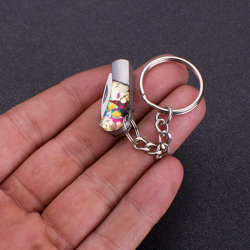 Split Quick Knife Folding Pocket Your Keychain