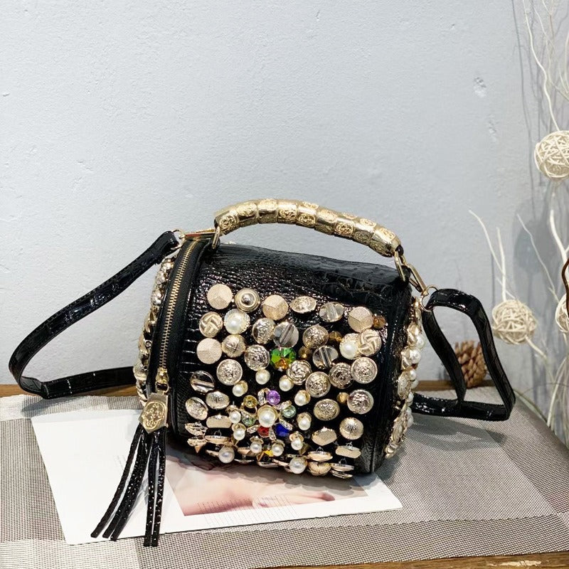 Glam Twist Cylinder Bag