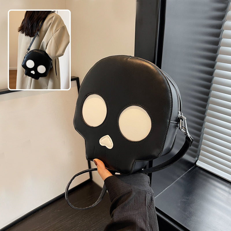 Cute Skull Small Round Bag