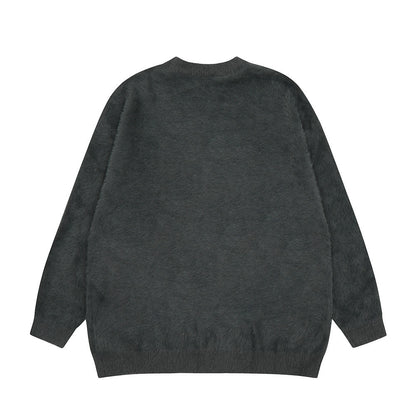 Men's Lazy Casual Crew Neck Inner Bottoming Sweater