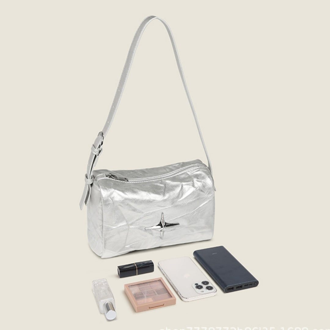 Boston Pillow Bag Pleated Shoulder Bag