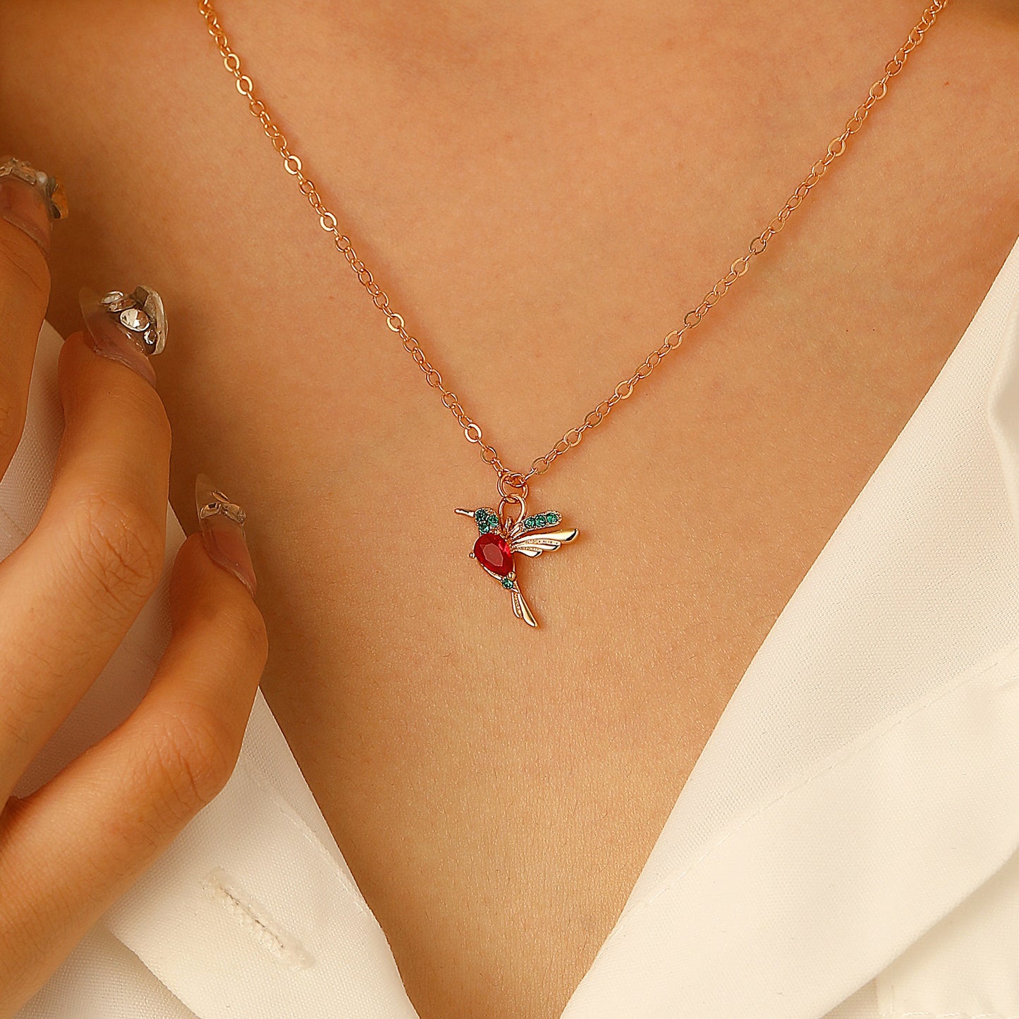 European And American Ladies Creative Bird Necklace