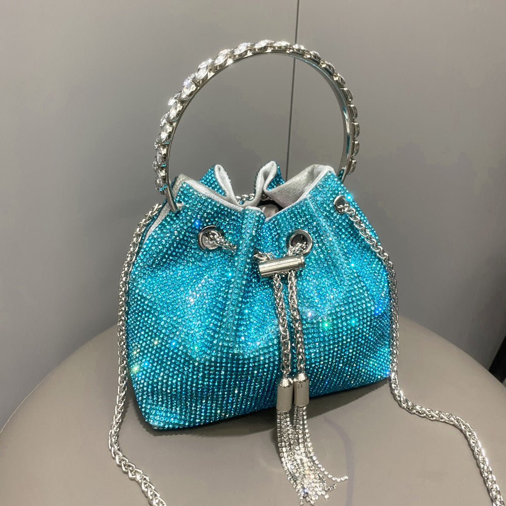 Shiny Diamond Bucket bag