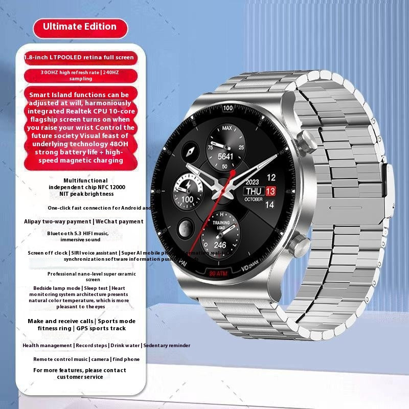 Smart Watch Blood Sugar Blood Pressure Bluetooth Calling Multi-function
