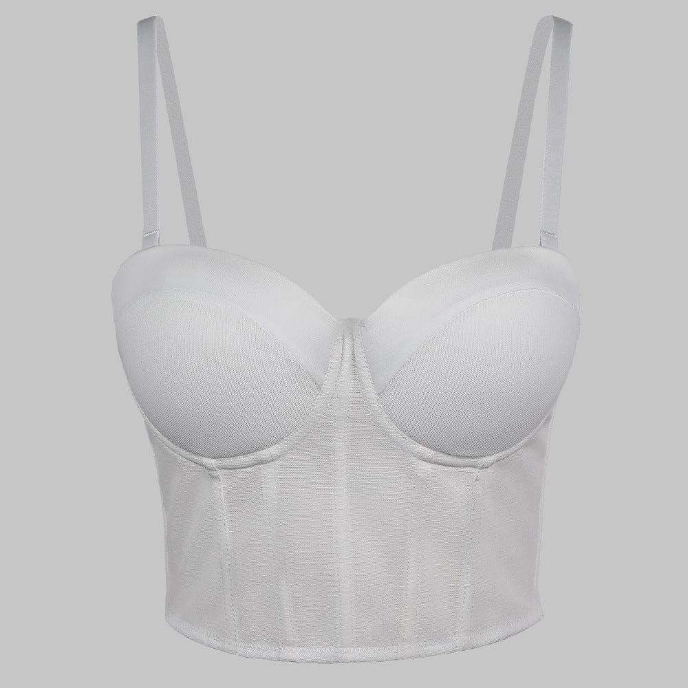 Mesh Breathable Inner Layer and Multi-Dopamine Sexy Strapless