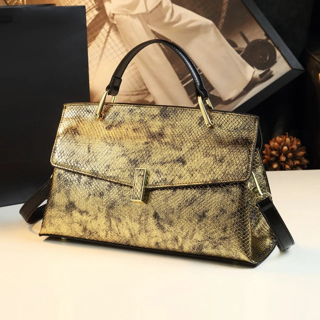 Wild Luxe Snake Print Bag - BAGMODA
