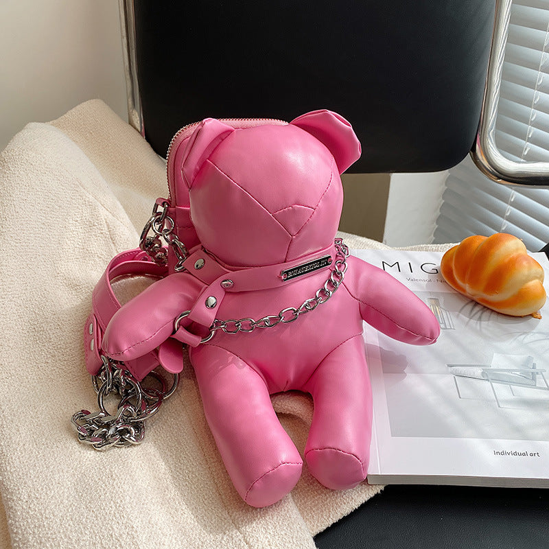 Teddy Charm Crossbody Bag