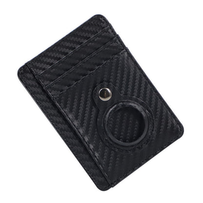 Tarjetero de cuero RFID antirrobo