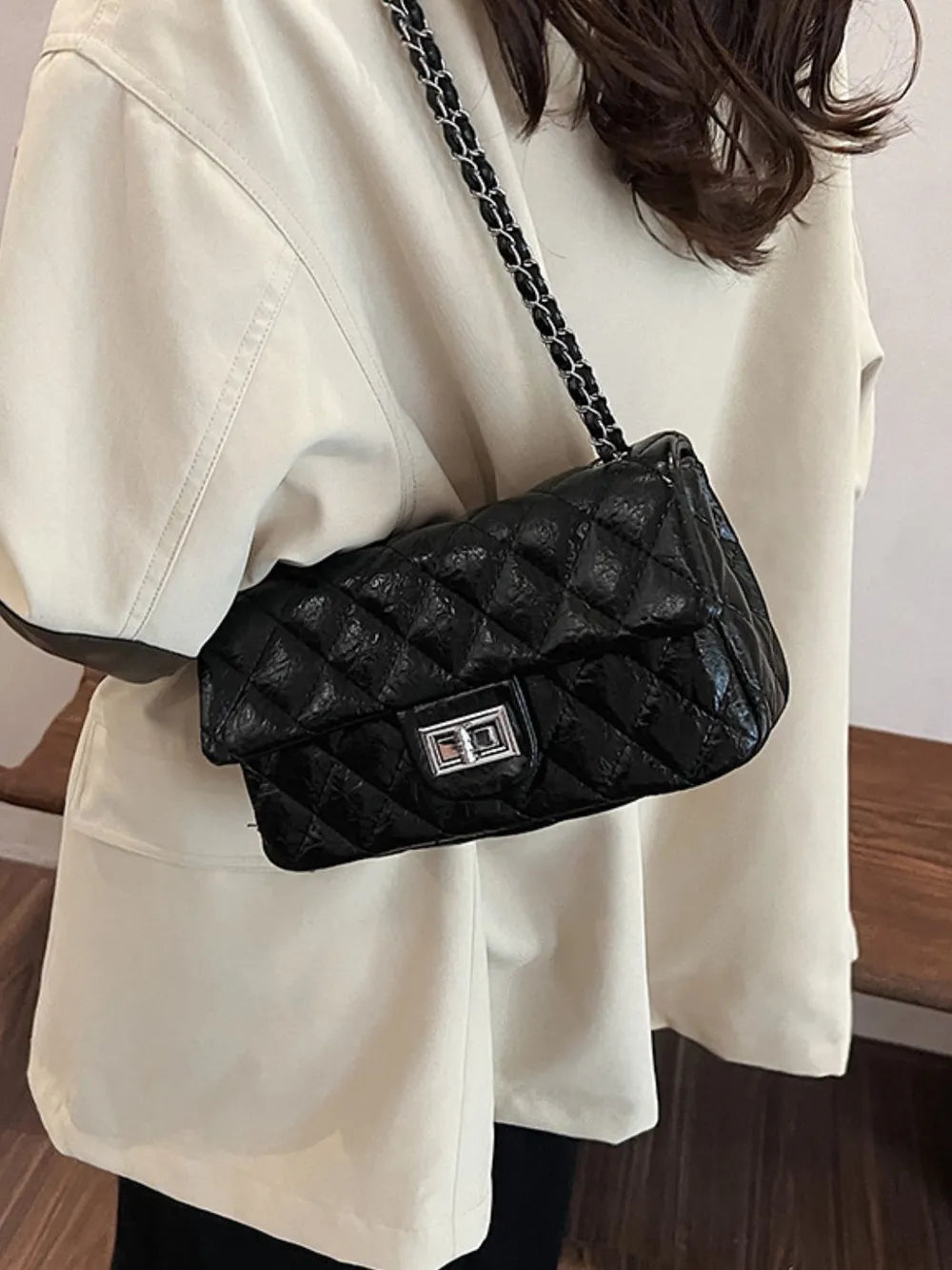 Twist Charm Shoulder Bag