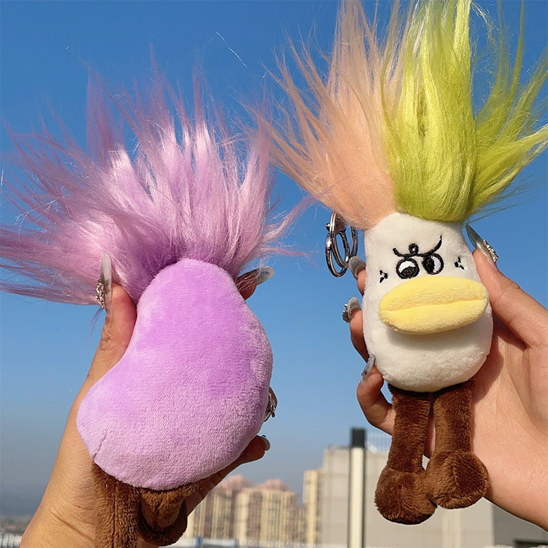 Product Creative Funny Fried Vegetable Doll Keychain