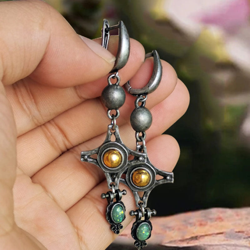 Women's Creative Geometric Asymmetric Handmade Earrings