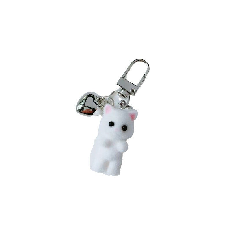 Fashion Three-dimensional Kitten Key Buckle Pendant