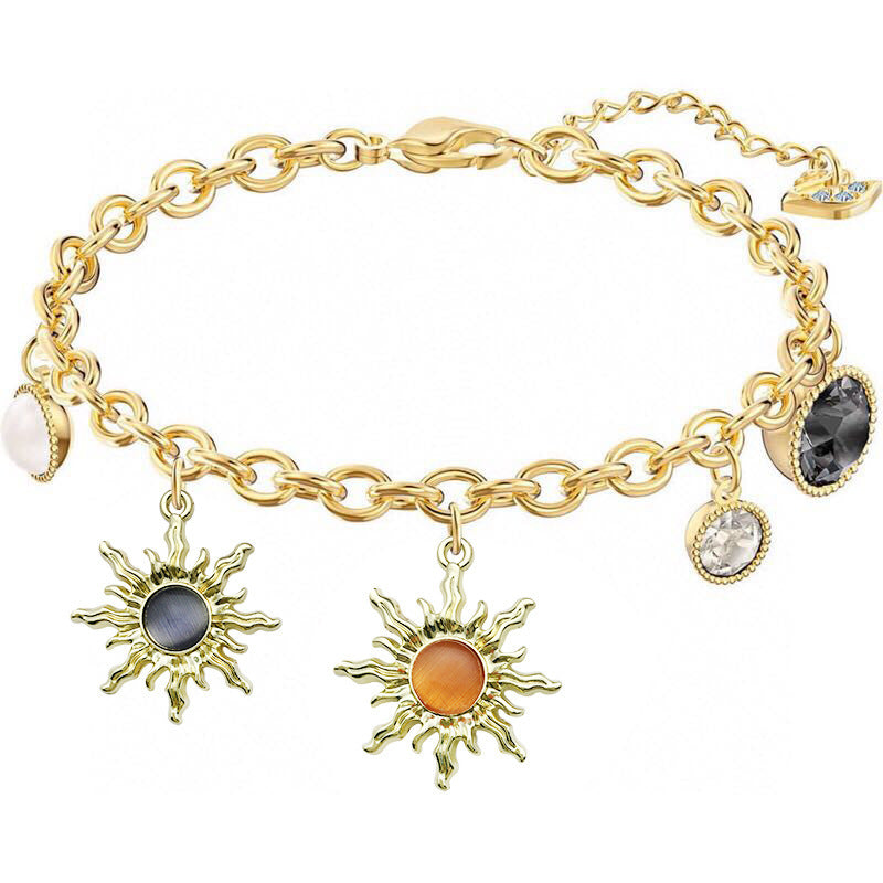 SUNFLOWER Alloy Drop Oil Small Pendant Creative Diy Bracelet Keychain Earrings Pendant