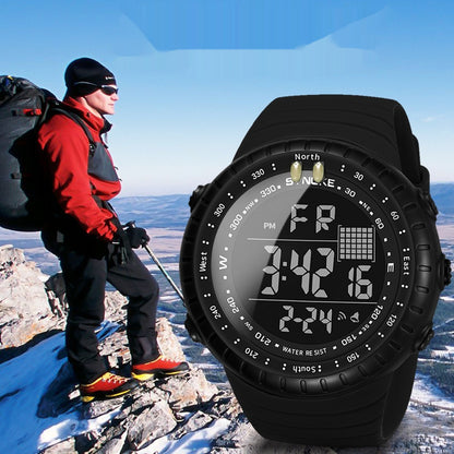 Reloj electrónico multifuncional impermeable para exteriores para hombre