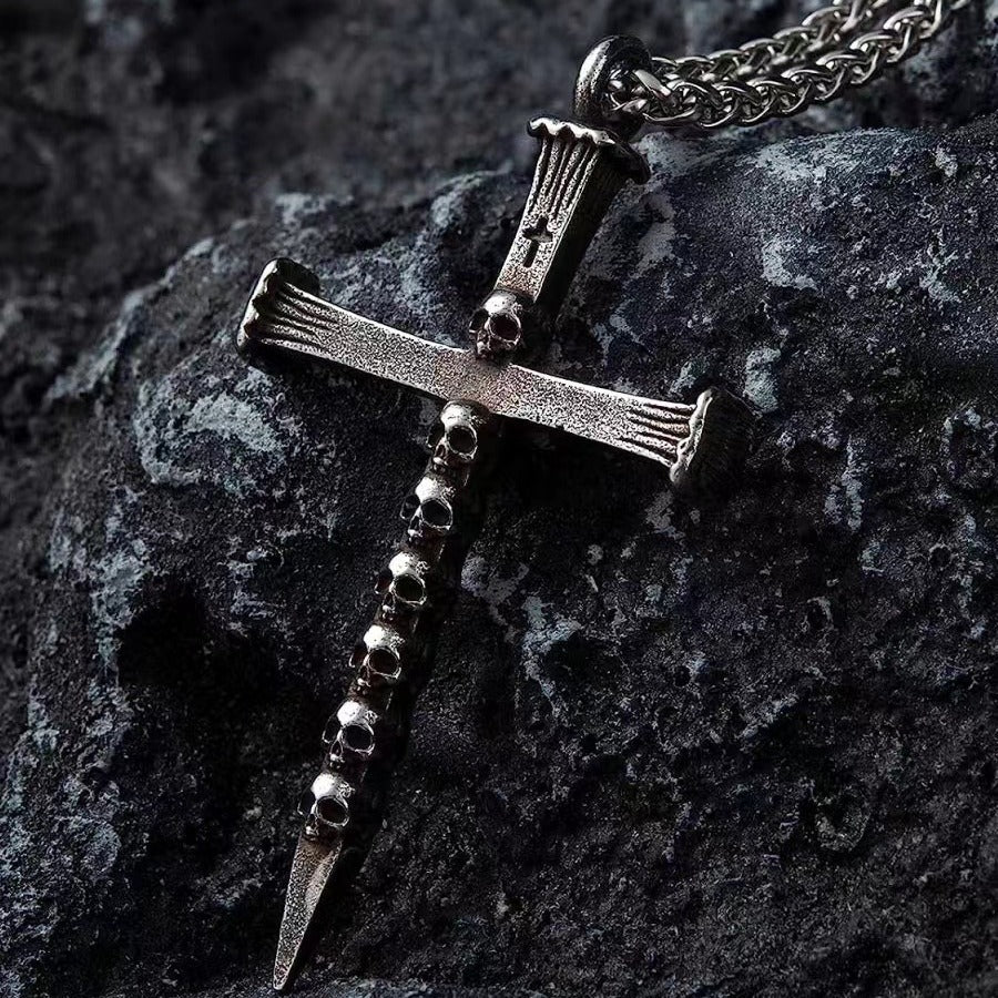 Cross Necklace Women Trendy Hip Hop European And American Style Niche