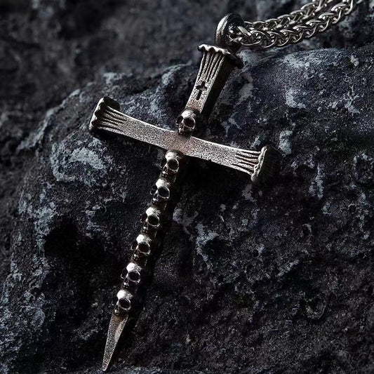 Cross Necklace Women Trendy Hip Hop European And American Style Niche