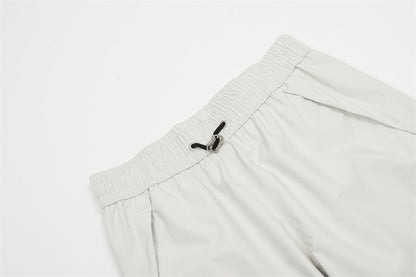 Around Three Bars Patchwork Casual Pants Men - BAGMODA