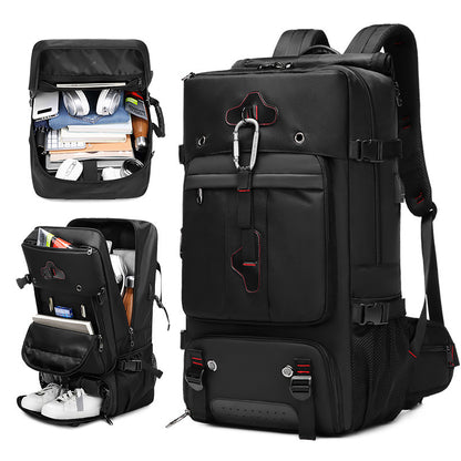 Mochila de viaje para exteriores de gran capacidad para senderismo y acampada.